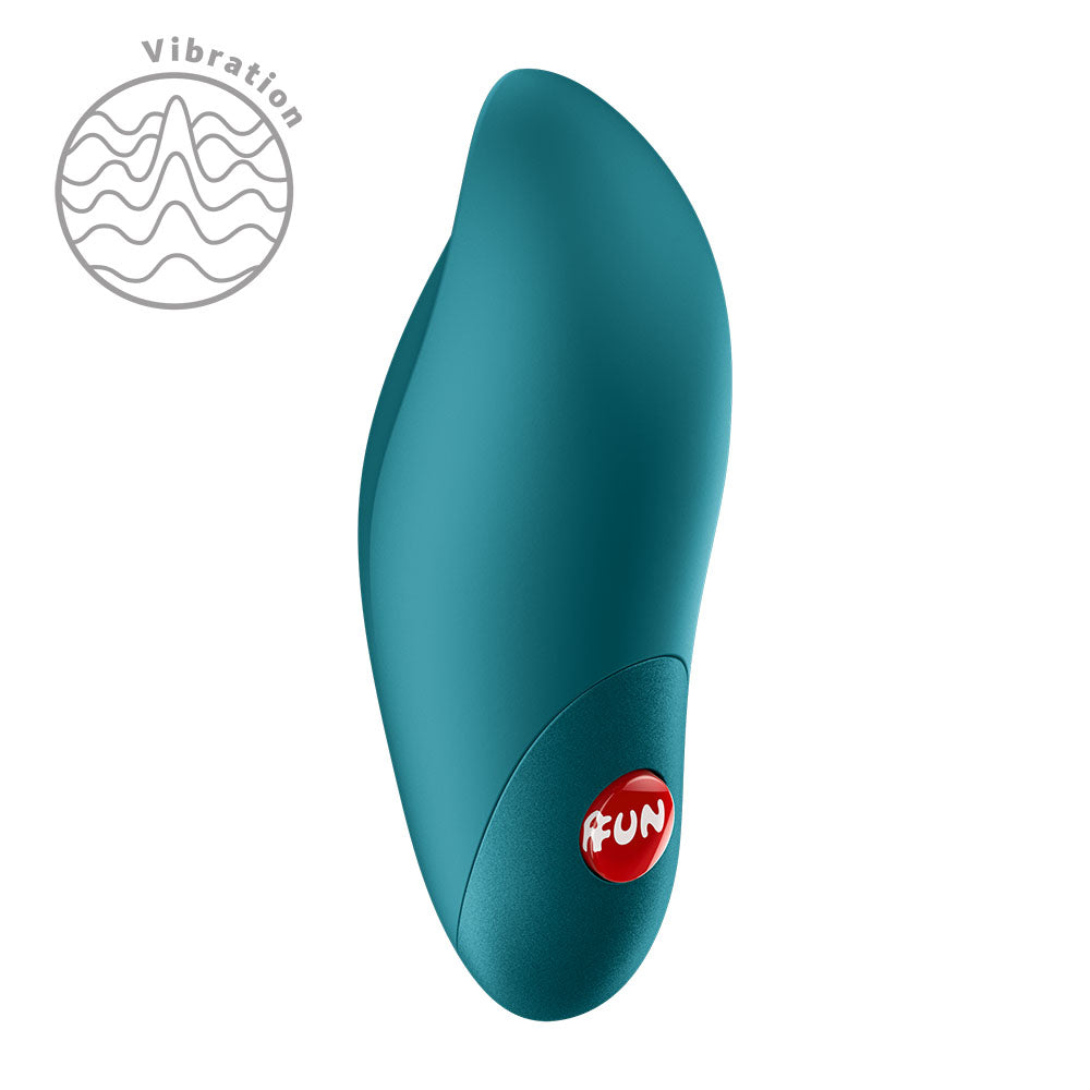 Fun Factory Charme Curved Bullet Vibrator - Bottle Green