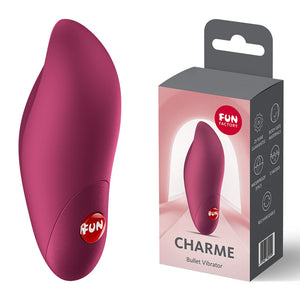 Fun Factory Charme Curved Bullet Vibrator - Wine Red