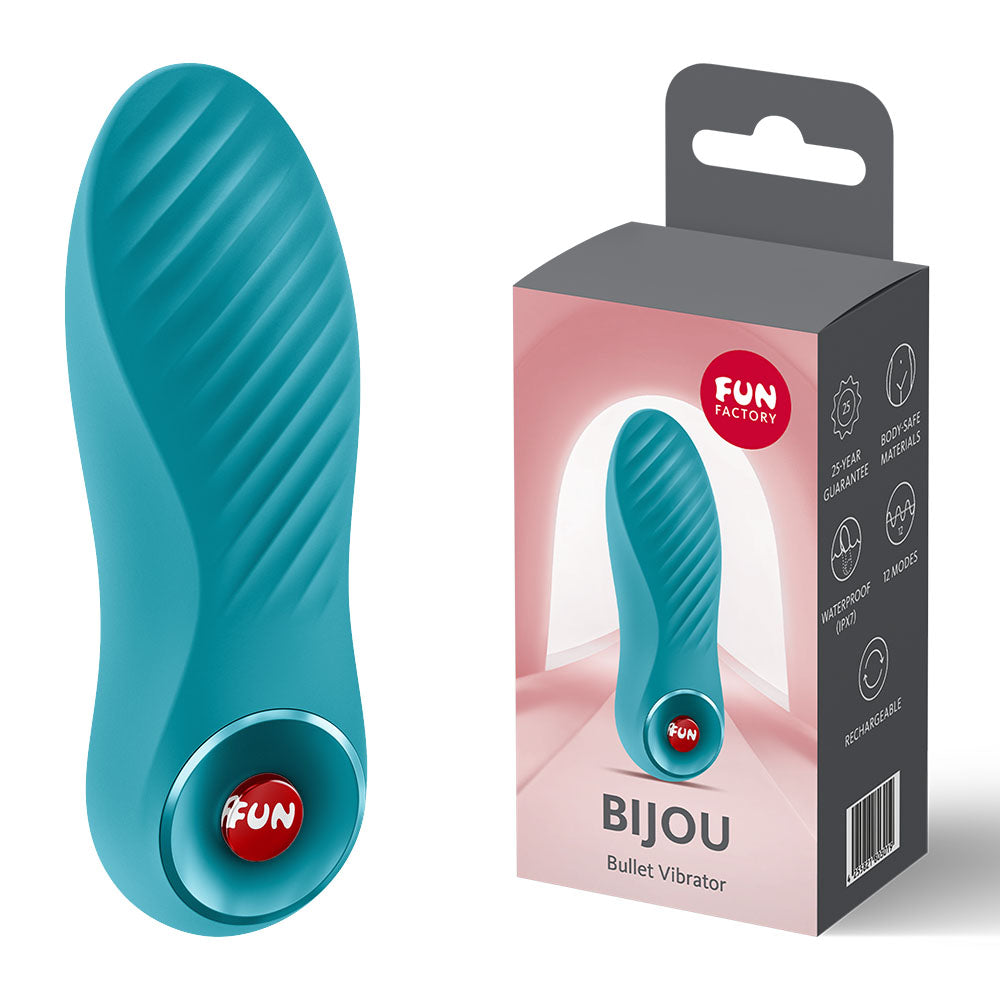 Fun Factory Bijou Bullet Vibrator - Aquamarine