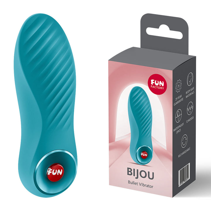 Fun Factory Bijou Bullet Vibrator - Aquamarine