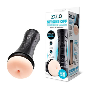 Zolo Stroke Backdoor Action - Flesh Anal Stroker