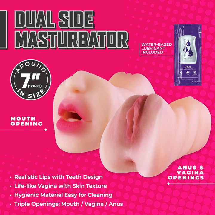 Moist & Surge - Flesh Double Ended Stroker