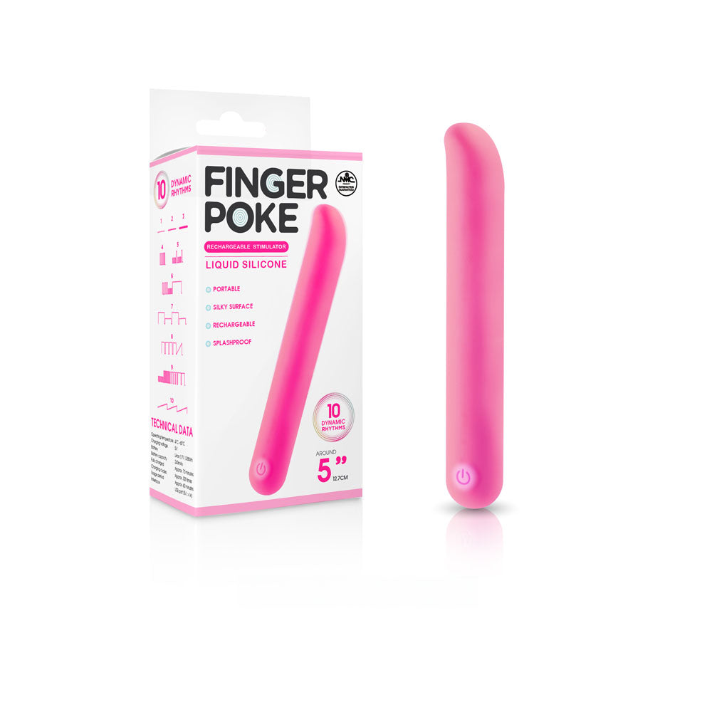 Finger Poke 5 Inch Bullet - Pink