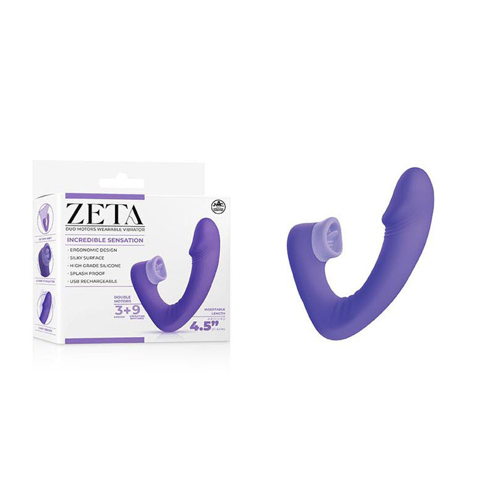 Zeta Duo Motor - G-Spot Wearable Vibrator - Purple