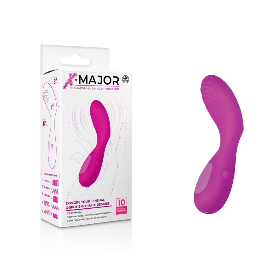 X Major Finger Stimulator - Pink