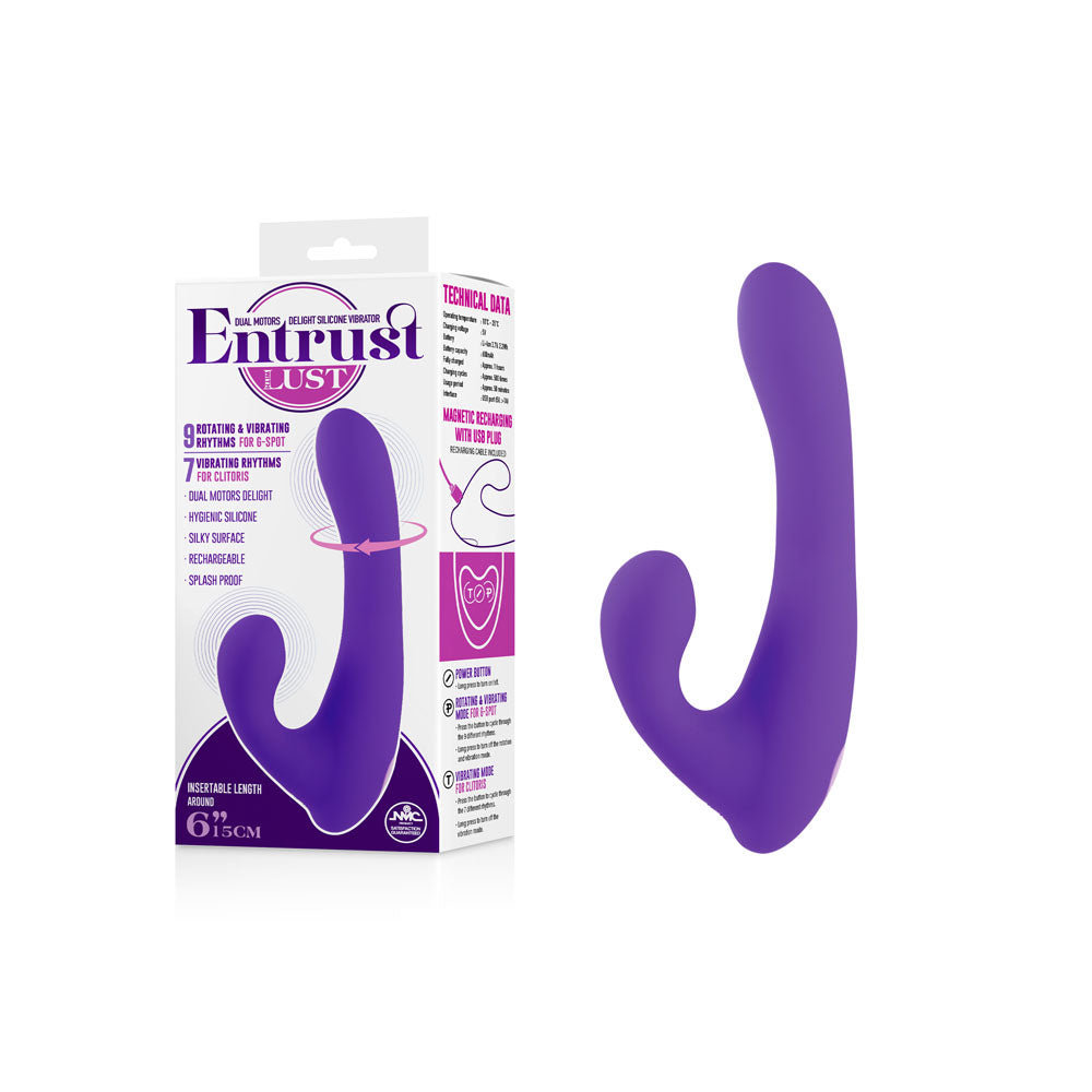 Entrust With Lust - Rotating G-Spot Vibrator - Purple