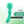 Xciter Massage Wand - Teal