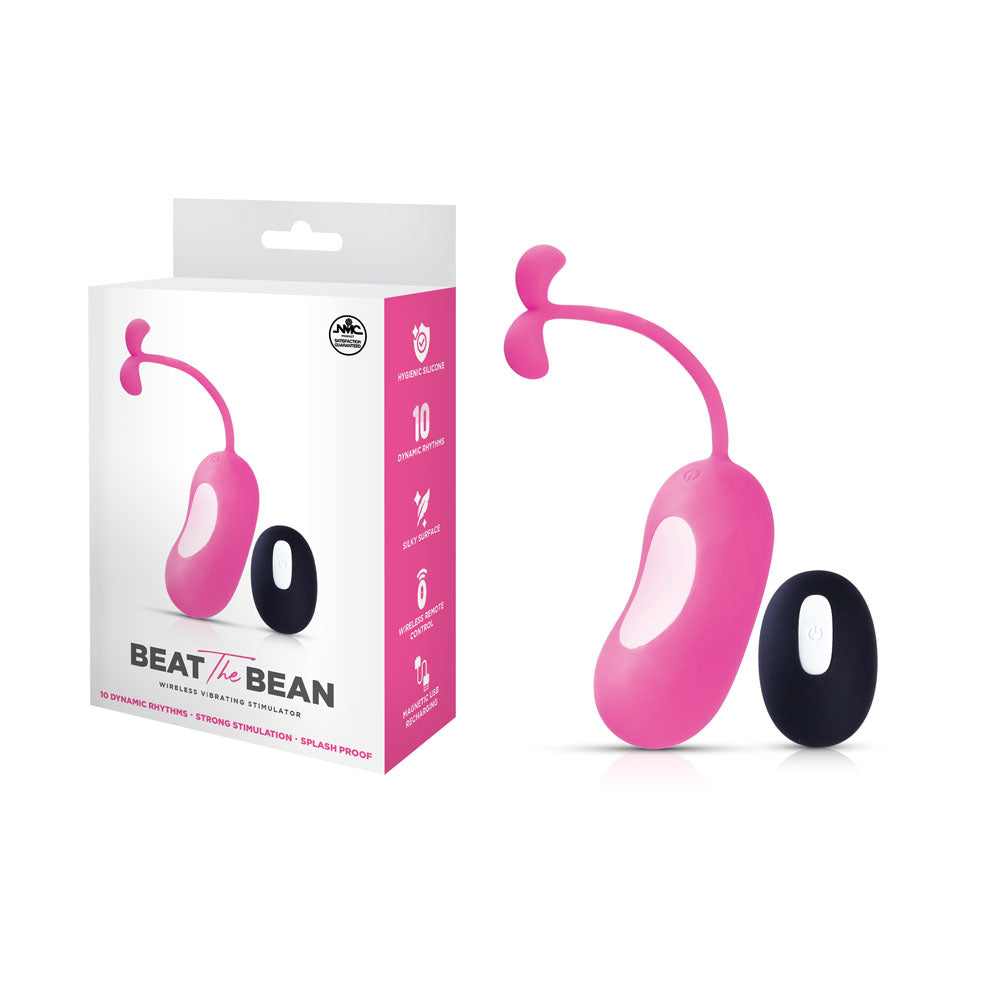 Beat The Bean - Vibrating Egg with Wireless Remote - Pink