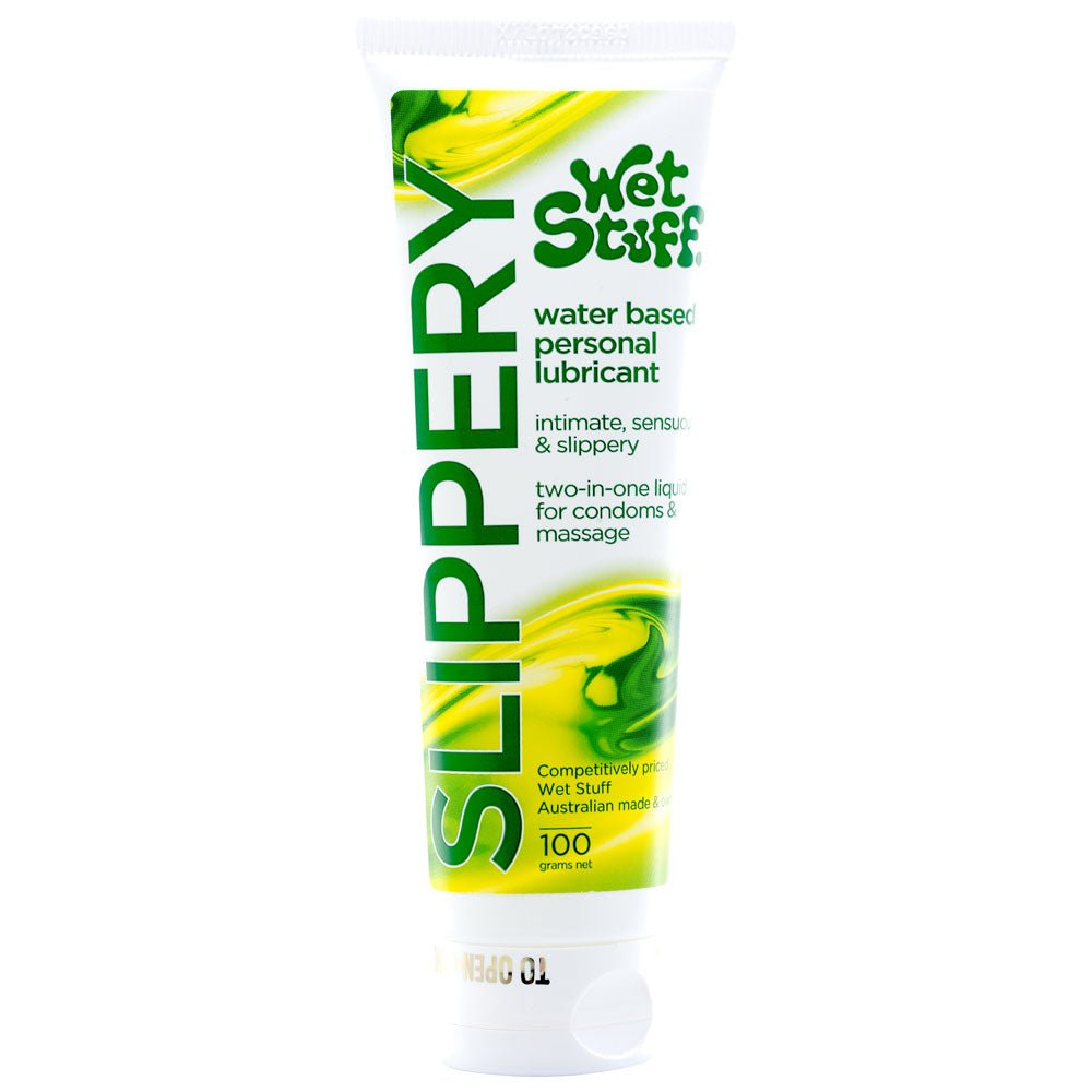 Wet Stuff Slippery - Water Based Lubricant - 100g Tube