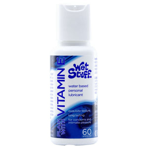 Wet Stuff Plain - Water Based Lubricant with Vitamin E - 60g
