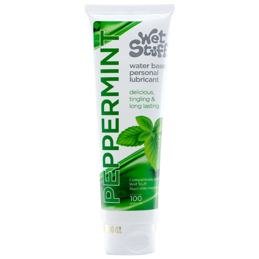 Wet Stuff Peppermint - Flavoured Water Based Lubricant - 100g