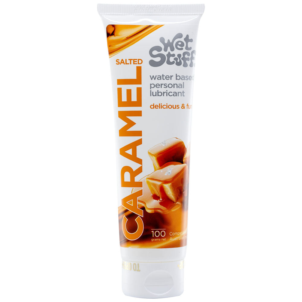 Wet Stuff Salted Caramel - Flavoured Water Based Lubricant  - 100g