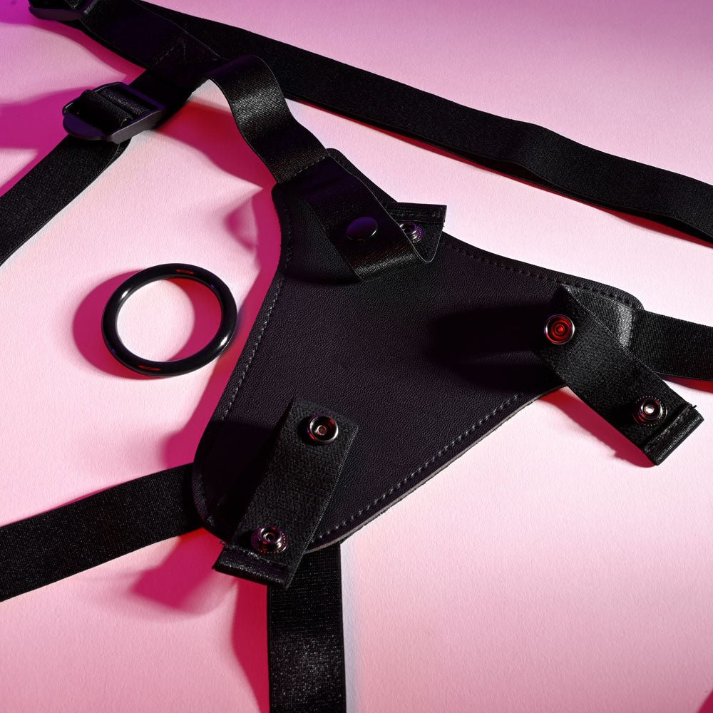 Gender X Pleasures Adjustable Harness - Black