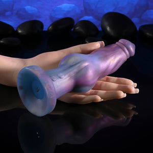 Gender X Imaginary Friend - Purple/Pink Vibrating Fantasy Dildo with Remote
