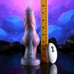 Gender X Imaginary Friend - Purple/Pink Vibrating Fantasy Dildo with Remote