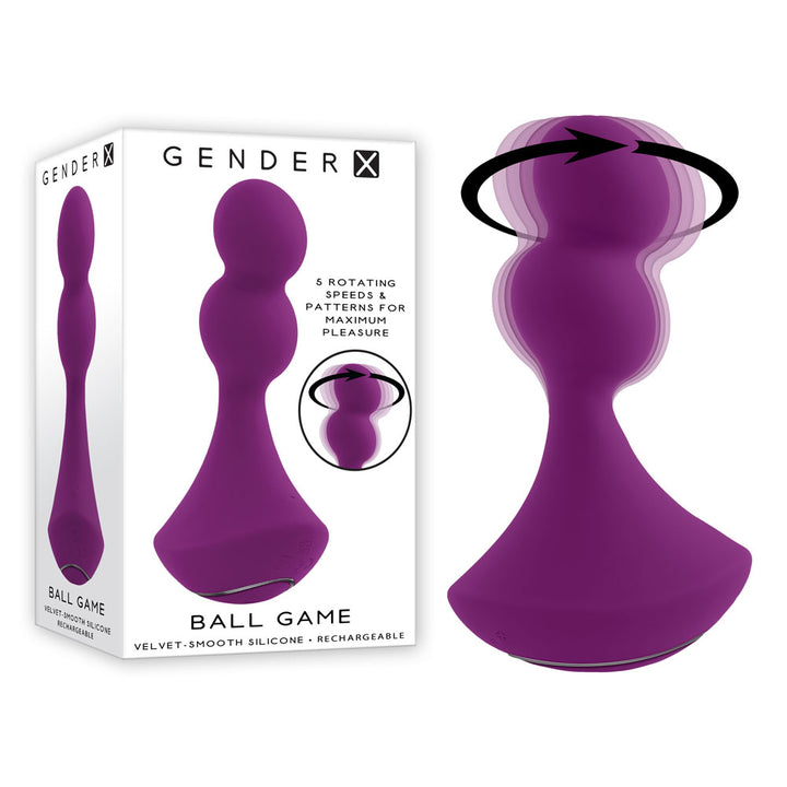 Gender X Ball Game - Vibrating Butt Plug - Pink