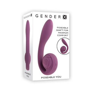Gender X Poseable You Vibrator - Purple