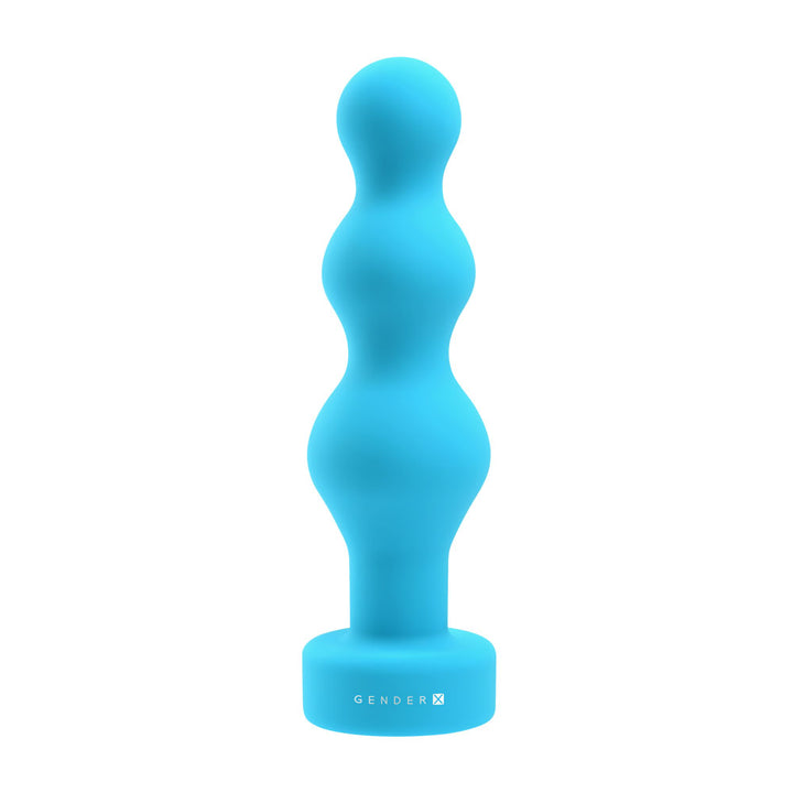 Gender X Plugged Up - Vibrating Butt Plug - Blue
