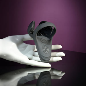 Gender X Undercarriage Vibrating Ring - Grey