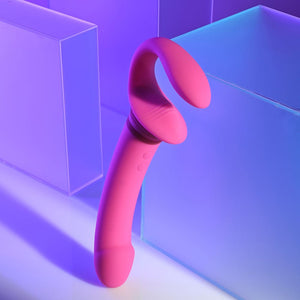 Gender X Sharing Is Caring Strapless Dildo - Pink
