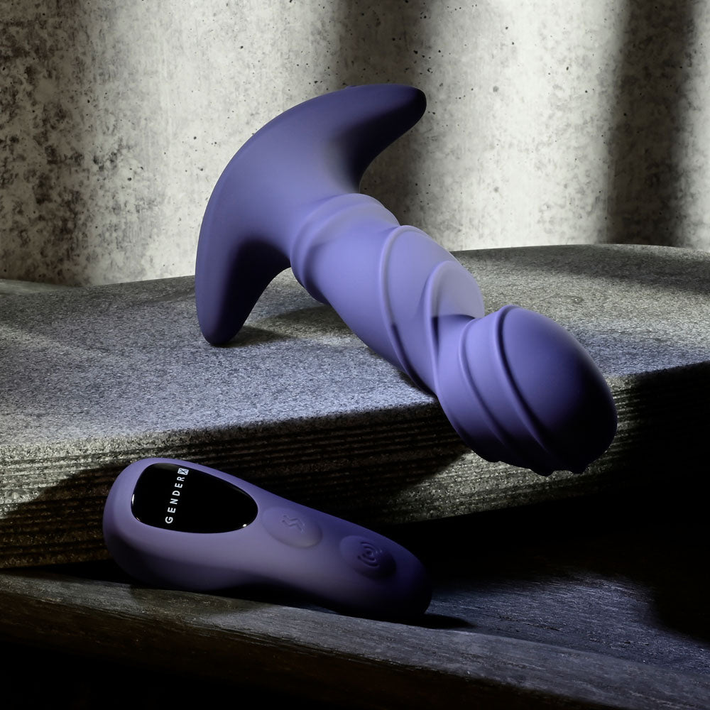 Gender X Ring It - Vibrator with Wireless Remote - Purple