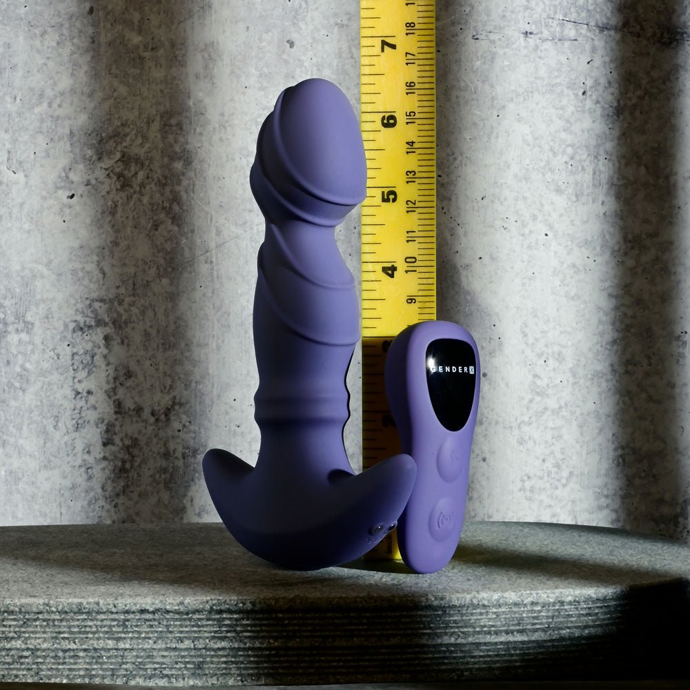 Gender X Ring It - Vibrator with Wireless Remote - Purple