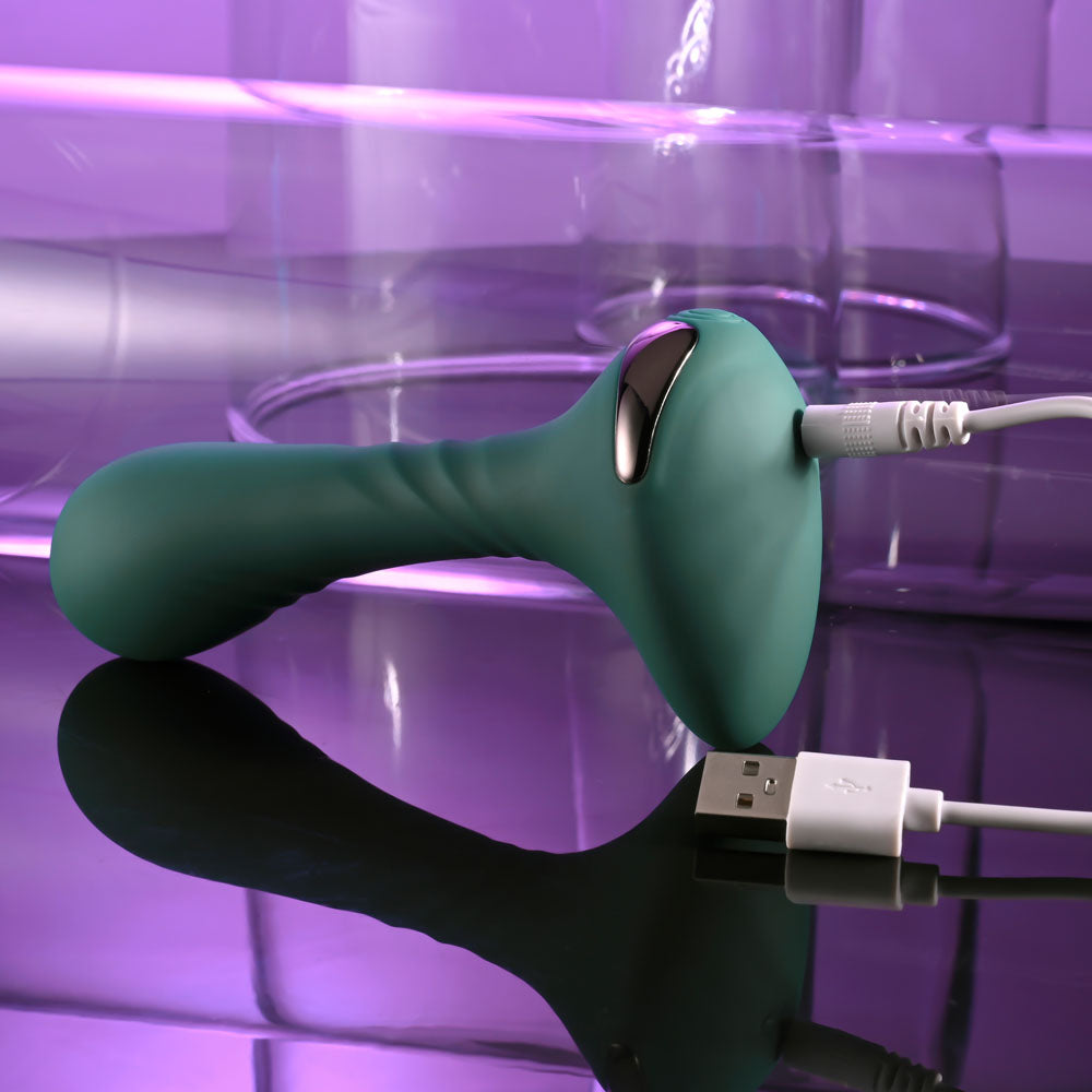 Gender X Goes Anywhere - Vibrating Anal Plug - Green