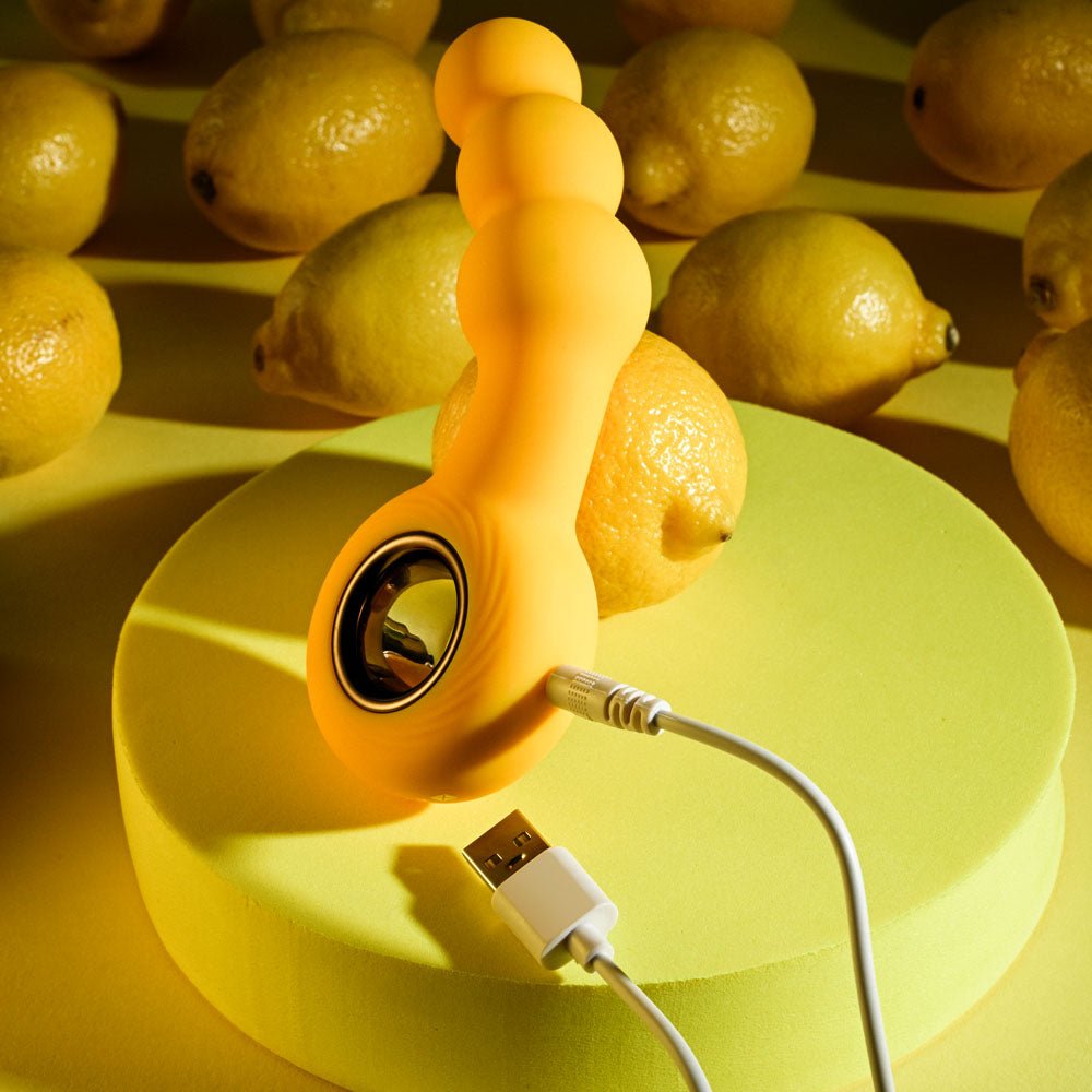 Gender X Bumble - Vibrating Butt Plug - Yellow