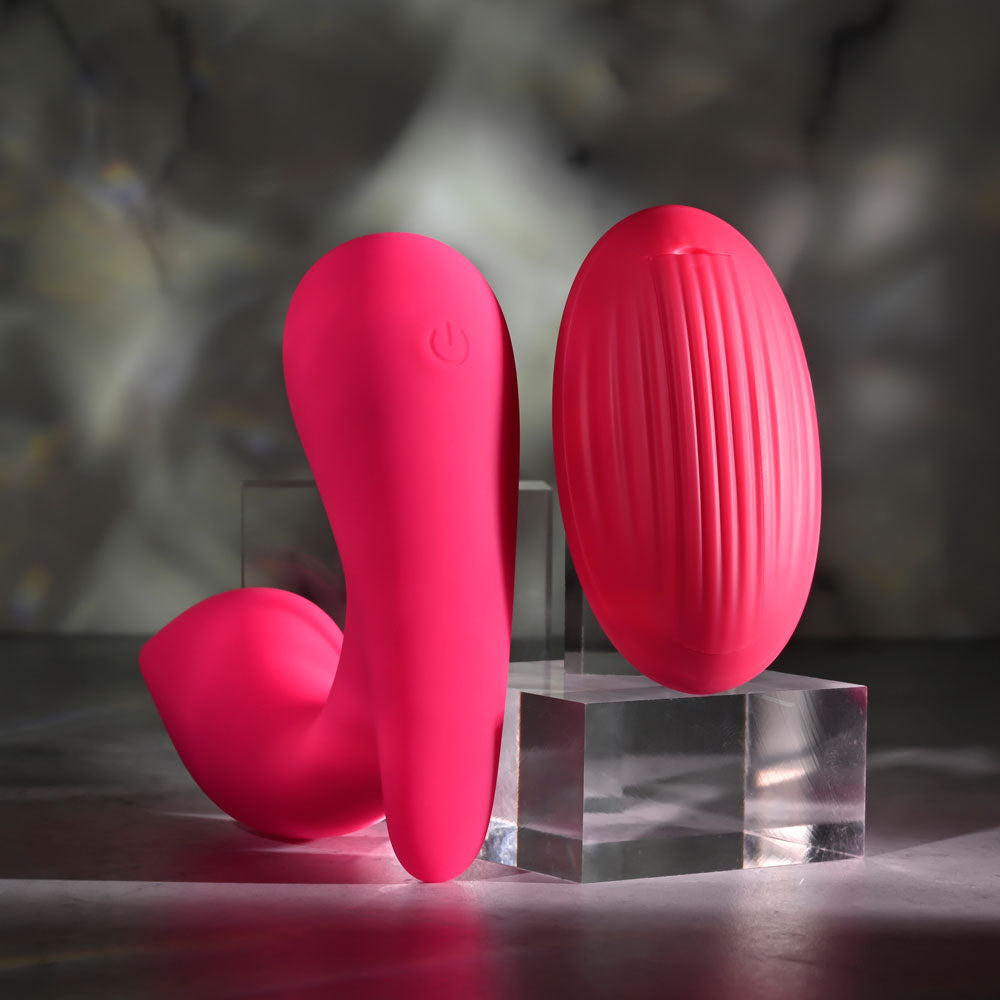 Gender X All About The Bass - Wearable Vibrator with Remote - Pink