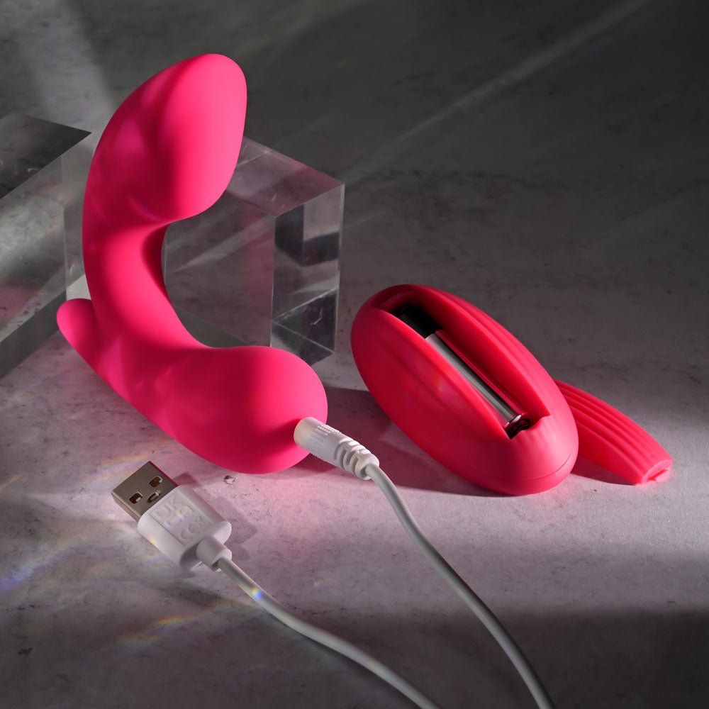 Gender X All About The Bass - Wearable Vibrator with Remote - Pink