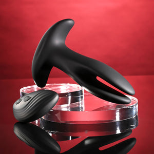 Gender X Spread The Love- Stretching Anal Plug with Remote - Black