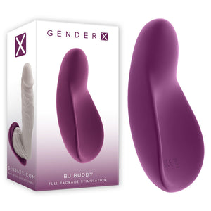 Gender X BJ Buddy - Purple Vibrating Unisex Stimulator