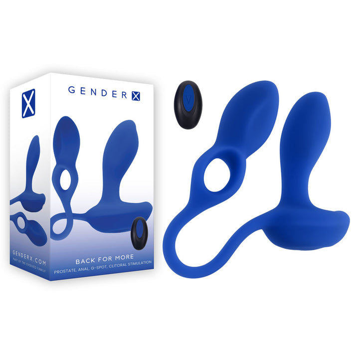 Gender X Back For More - Prostate Anal G-Spot Clitoral Stimulator with Remote