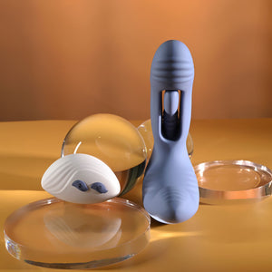 Gender X Flapjack - Blue Rechargeable Flapping Vibrtor