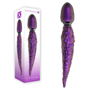 Gender X Into The Deep - Rechargeable Fantasy Massage Wand - Purple