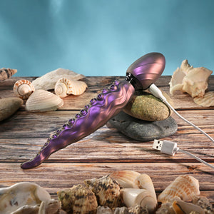 Gender X Into The Deep - Rechargeable Fantasy Massage Wand - Purple