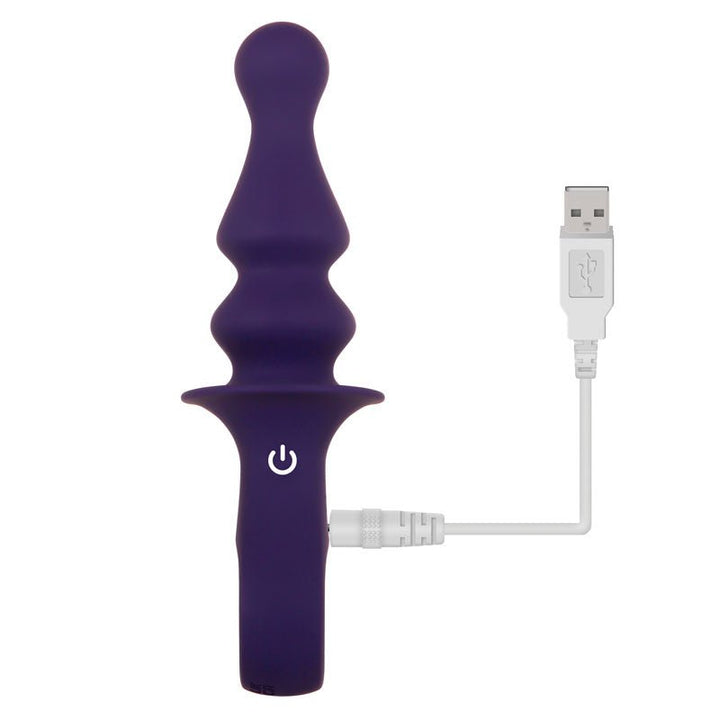 Gender X Ring Pop - Dark Blue Vibrating Anal Plug