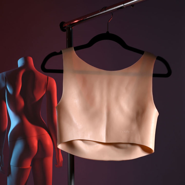 Gender X Undergarments - Flesh Wearable Breasts - Plate D-Cup - Light