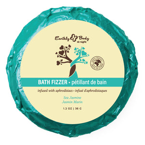 Earthly Body Aphrodisiac Bath Fizzers - Scented Bath Bombs - Set of 4 Scents
