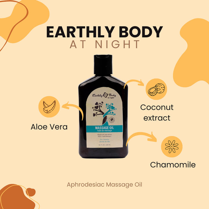 Earthly Body Sea Jasmine Scented Massage Oil 60g