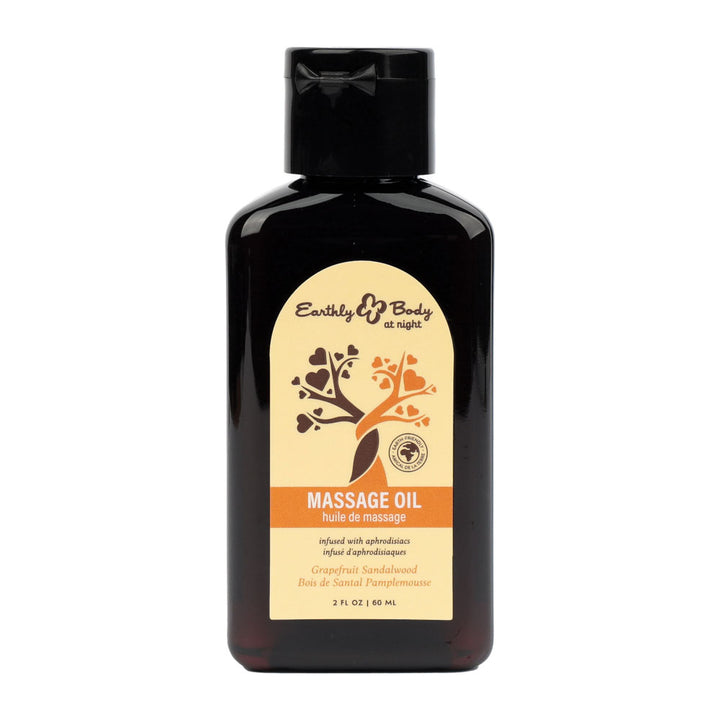 Earthy Body Grapefruit Sandlewood Scented Massage Oil 60ml