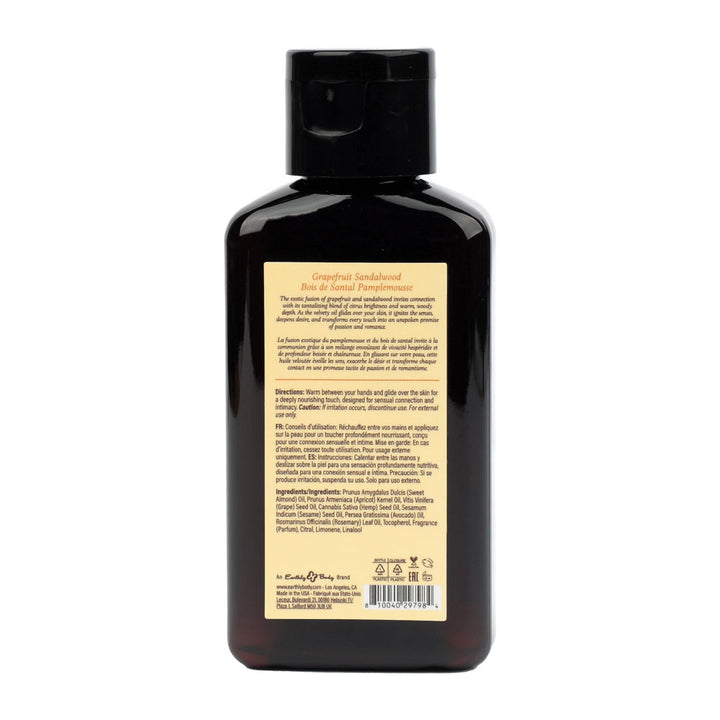 Earthy Body Grapefruit Sandlewood Scented Massage Oil 60ml