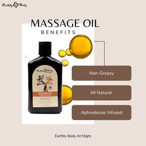 Earthy Body Grapefruit Sandlewood Scented Massage Oil 60ml