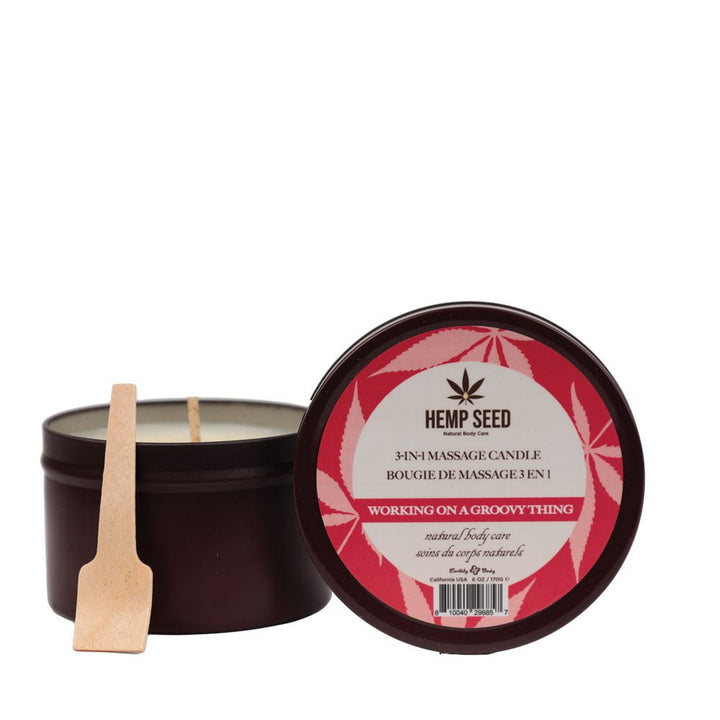 Hemp Seed 3-In-1 Massage Candle - Working On A Groovy Thing 