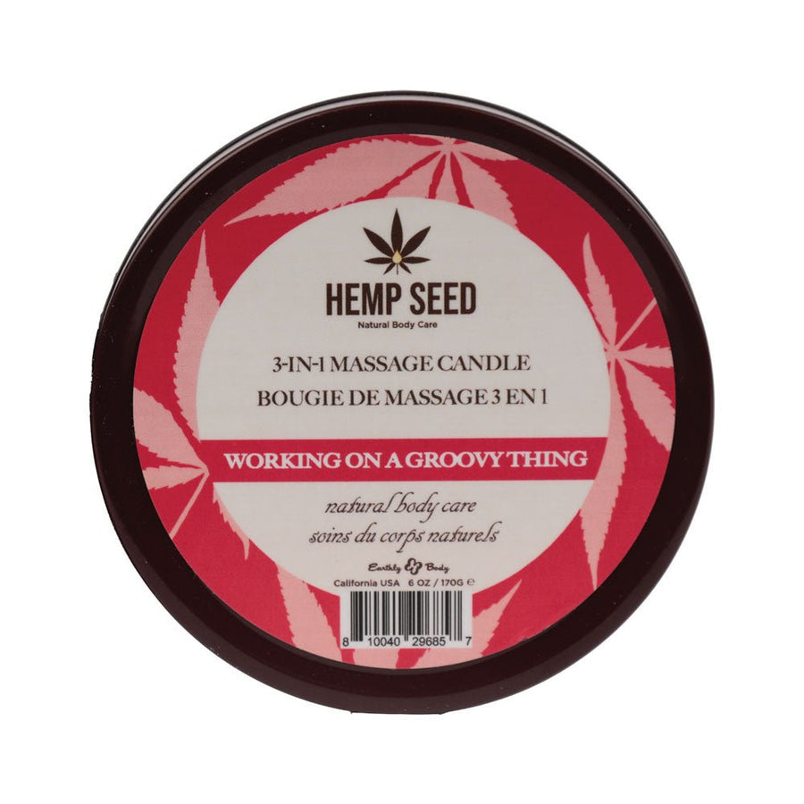 Hemp Seed 3-In-1 Massage Candle - Working On A Groovy Thing 