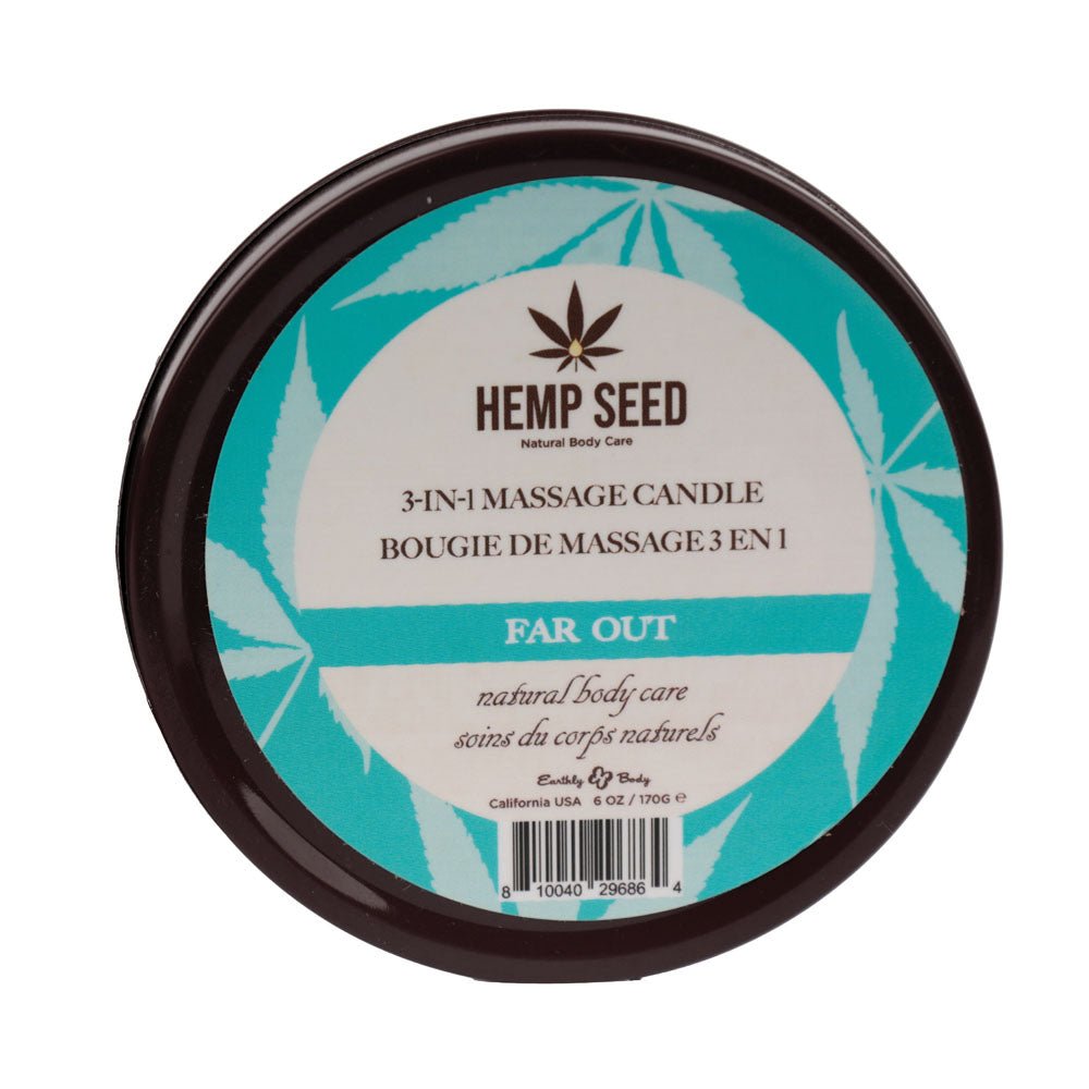 Hemp Seed 3-In-1 Massage Candle - Far Out