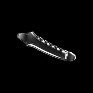 Adam & Eve Ridged Rider - Penis Extension Sleeve - Clear