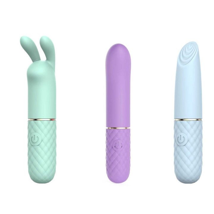 Adam & Eve Triple Pleasures Vibrators Set - Mulit-Coloured