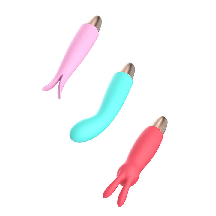 Adam & Eve Playful Seduction Kit - Vibrator With 3 Sleeves