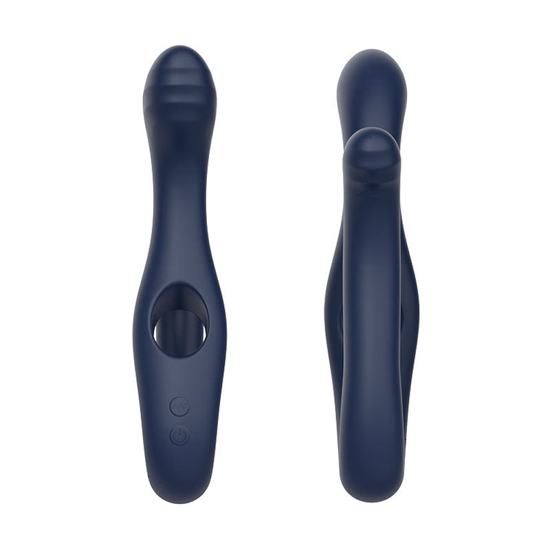 Adam & Eve Twisted Temptaions - Bendable Dual Viberator - Navy Blue